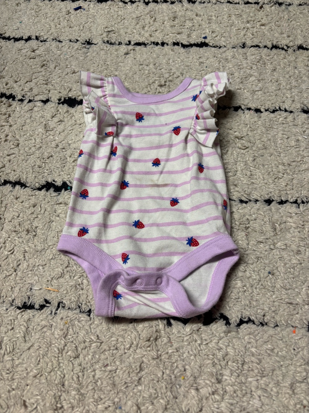 Cat & Jack Strawberry Onesie